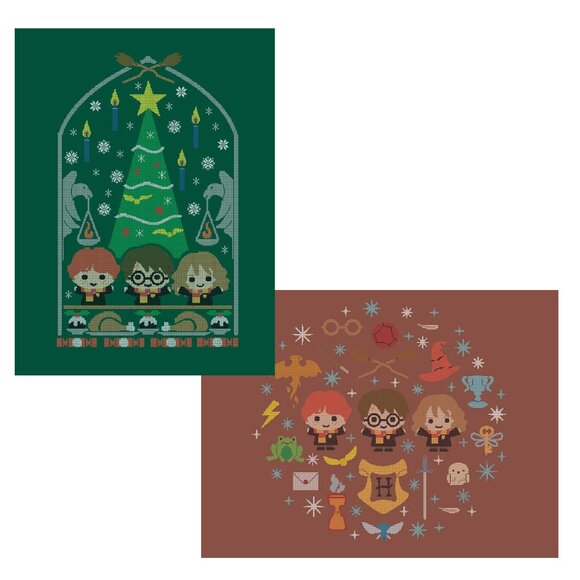 Harry Potter Christmas Sweater Blank Boxed Note Cards - Picture 2 of 5